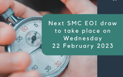 Next SMC EOI draw to take place on Wednesday 22 February 2023