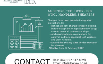 Auditors, Tech Workers, Wool Handlers, Shearers